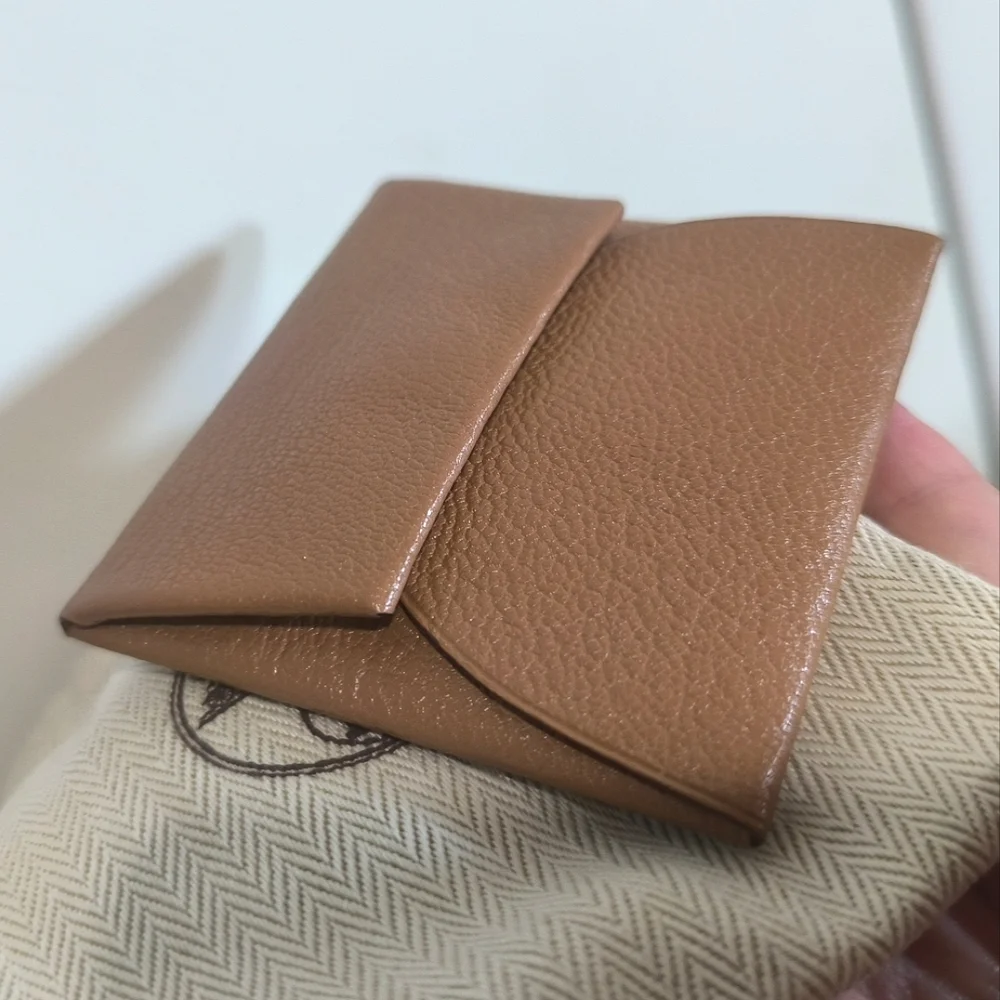 Hermès Bastia Change Purse In Quebracho Chevre Mysore Goatskin - Picture 6 of 17